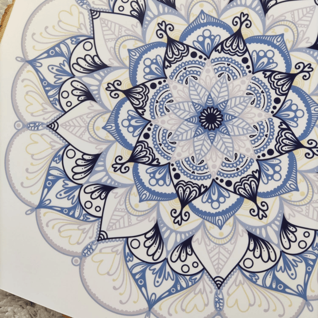 Mandalilas - Impression 20x20cm